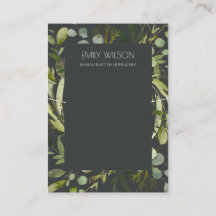 SCHWARZE GREEN FOLIAGE WREATH FRAME NECKLACE DISPL