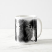 Schwarze Grenze - Collie Kaffeetasse (VorderseiteRechts)