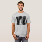 Schwarze Grenze - Collie T-Shirt (Vorne ganz)