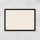 Schwarze Grenzmathematiker-Visitenkarte Visitenkarte (Rückseite)