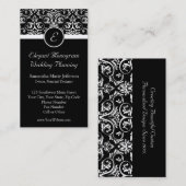 Schwarze großartige visitenkarte (Vorne/Hinten)