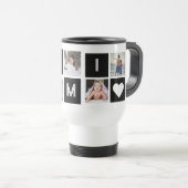 Schwarze Großmutter 5 Foto Collage Mimi Reisebecher (VorderseiteRechts)