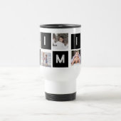 Schwarze Großmutter 5 Foto Collage Mimi Reisebecher (Mittel)