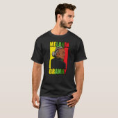 Schwarze Großmutter Melanin Granny Beste Oma E T-Shirt (Vorne ganz)