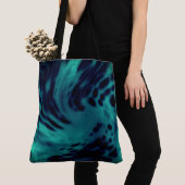 Schwarze Grüne Blaue Schulter-Tasche Tasche (Von Nahem)