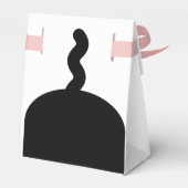 Schwarze grüne mit Augen Katze Geschenkschachtel (Rückseite)