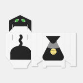 Schwarze grüne mit Augen Katze Geschenkschachtel (Ungefaltet)