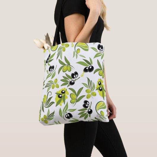 Schwarze & Grüne Oliven Tasche (Von Nahem)
