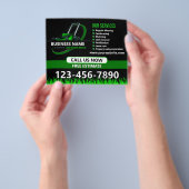 Schwarze grüne professionelle Rasenpflege Landscha Flyer (Gruppe)