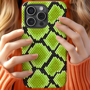 Schwarze Grüne Schlangenhaut Schlange Serpent Case-Mate iPhone Hülle