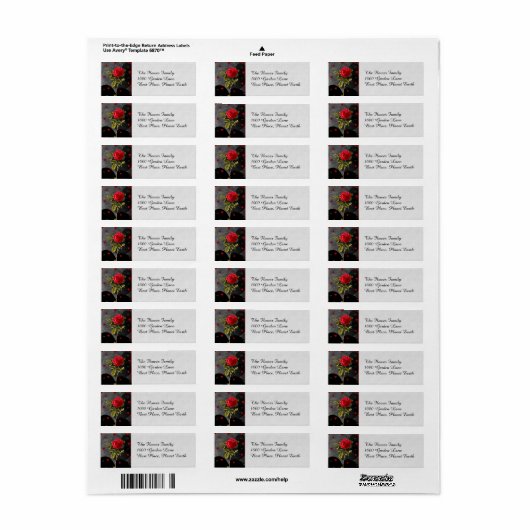 Schwarze Grunge Herzen mit Rote Rose (Vorne)