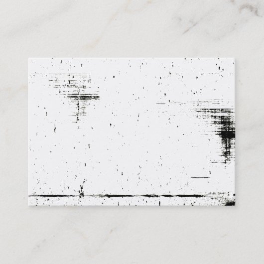 Schwarze Grunge Textur (Farbe hinzufügen) Visitenkarte (Vorderseite)