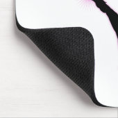 Schwarze Gürtel tragen Rosa auch! Mousepad (Ecke)