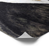 Schwarze Haaresbreite, Modigliani Poster (Ecke)