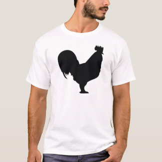 schwarze Hahnikone T-Shirt