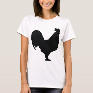 schwarze Hahnikone T-Shirt
