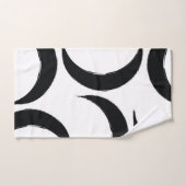 Schwarze Halbmond waning Magic Dark Moon Astrologi Badhandtuch Set (Handtuch)