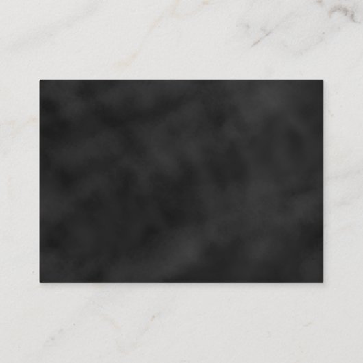 Schwarze Halbpension Rosa Blütenwünsche gut Begleitkarte (Rückseite)