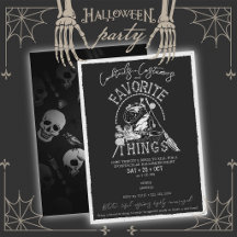 Schwarze Halloween-Kostüme & Cocktails-Geschenktau