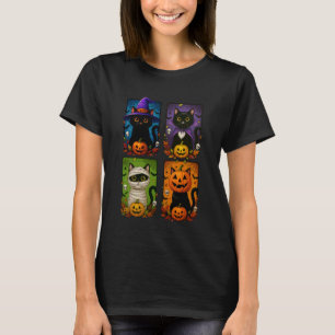 Schwarze Halloween-Kostüme für Katzen, süß und gru T-Shirt