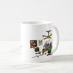 Schwarze Ham Crazy Ham Shack Tasse