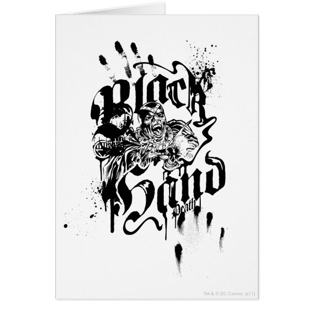 Schwarze Hand - Collage (Vorne)