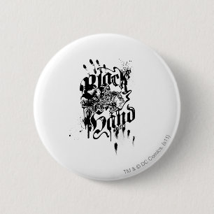 Schwarze Hand - Collage Button