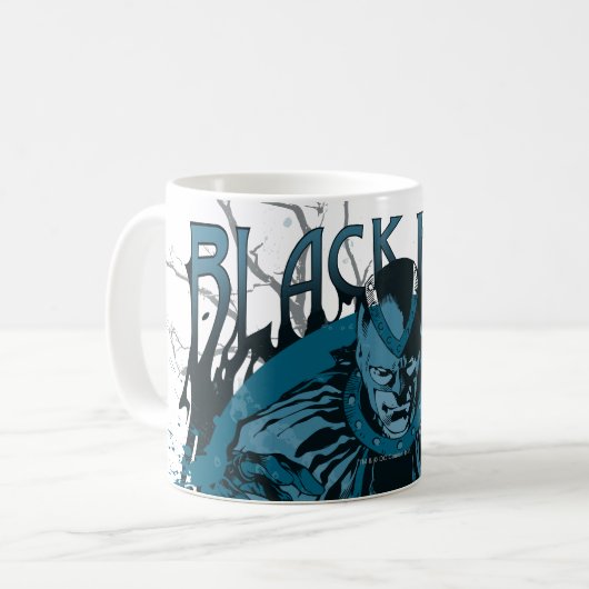 Schwarze Hand - Grafische Collage Kaffeetasse (Vorderseite Links)