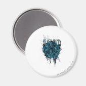 Schwarze Hand - Grafische Collage Magnet (Vorderseite/Rückseite)