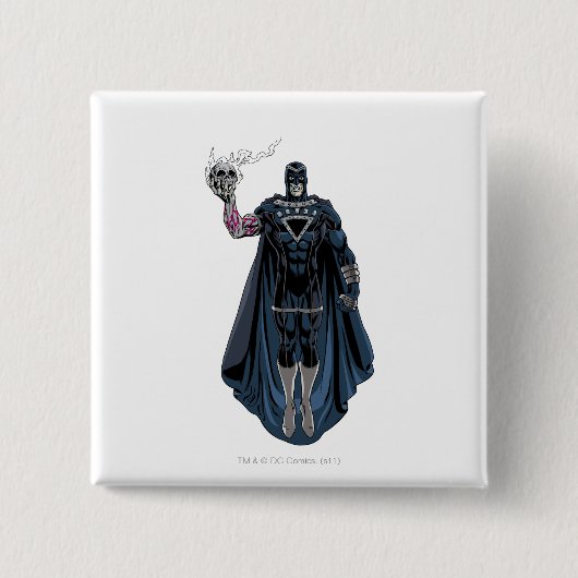 Schwarze Hand mit Schädel 1 Button (Vorderseite)