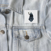 Schwarze Hand mit Schädel 2 Button (Beispiel)