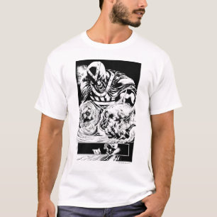 Schwarze Hand mit Schädel-Platte 2 T-Shirt