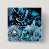 Schwarze Hand mit Schädel-Platte Button (Vorderseite)