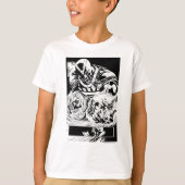 Schwarze Hand mit Schädelplatte 2 T-Shirt (Vorderseite)