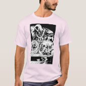 Schwarze Hand mit Schädelplatte 2 T-Shirt (Vorderseite)