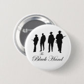 Schwarze Handcowboys Button (Vorne & Hinten)