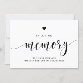 Schwarze Handschrift in einem Zeichen für liebende