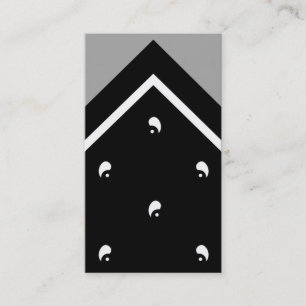 Schwarze Hanky-Trick-Karte/Visitenkarte Visitenkarte