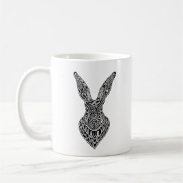 Schwarze Hase-Tasse Kaffeetasse