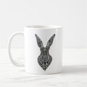 Schwarze Hase-Tasse Kaffeetasse