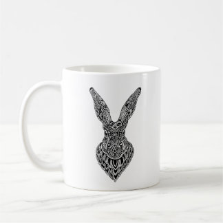 Schwarze Hase-Tasse Kaffeetasse