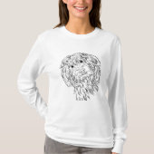 Schwarze Havanese vollgewachsen T-Shirt (Vorderseite)
