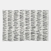 Schwarze Heckscheibe für Bauernhof Geschirrtuch (Horizontal)