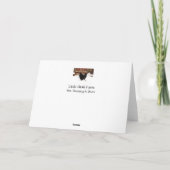 Schwarze Henne mit schneebedeckten Karten (Rückseite)