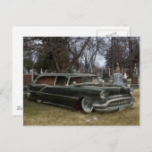 Schwarze Herde Postkarte (Vorne/Hinten)