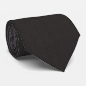 Schwarze Herringbone-Flüsterkrawatte Krawatte (Gerollt)