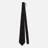 Schwarze Herringbone Whisper Ultra-subtile Tonal  Krawatte (Vorderseite)