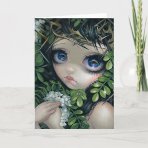 "Schwarze Heuschrecken-" Gruß-Karte Karte