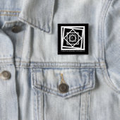 Schwarze Hexe Button (Beispiel)