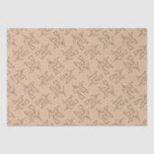 Schwarze Hexe der Sterne Halloween Seidenpapier (Vorderseite)